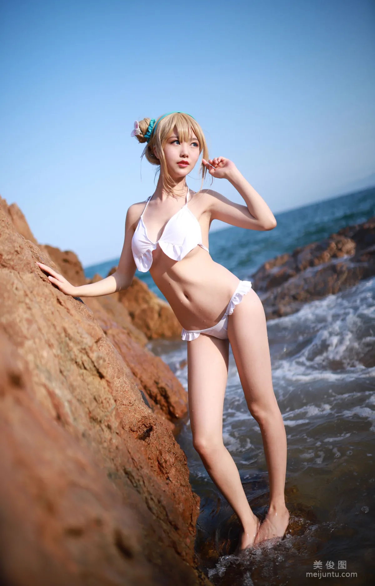 [COS Photo Set] Douniang Lishi - Seaside Suomi photo 27