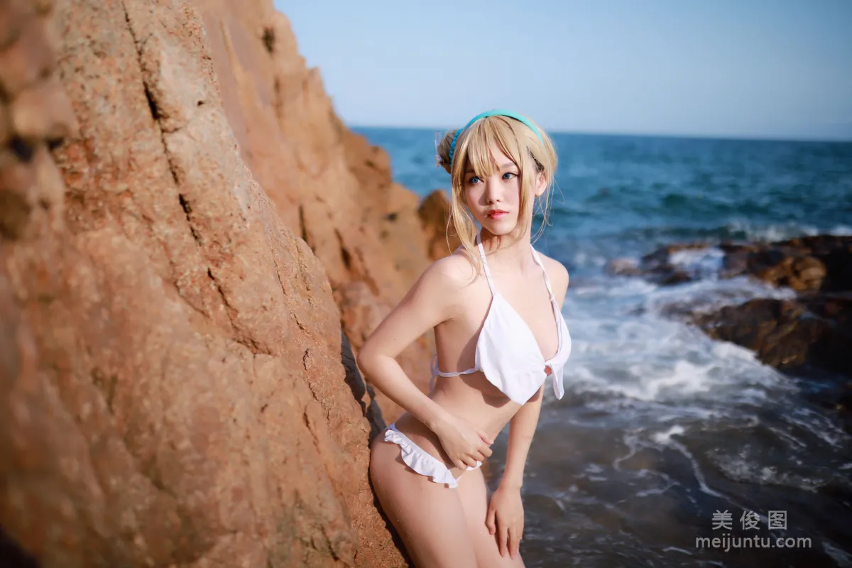 [COS Photo Set] Douniang Lishi - Seaside Suomi photo 26