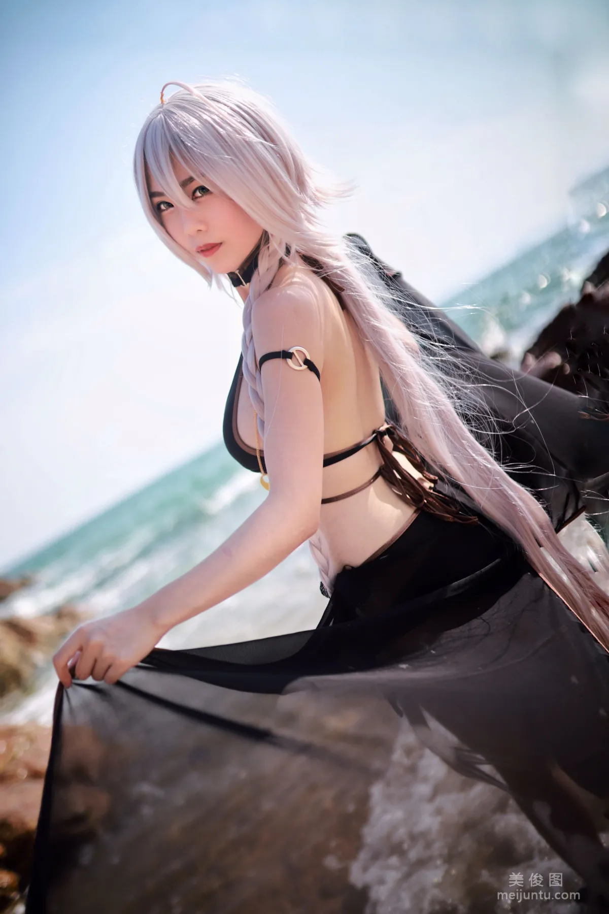 [Cosplay Collection] Douniang Lishi - Black Jeanne Swimsuit photo 24