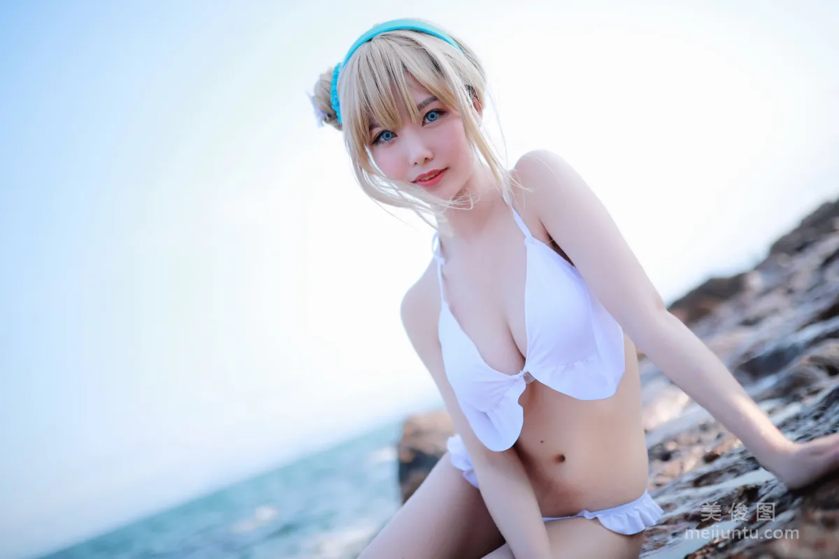 [COS Photo Set] Douniang Lishi - Seaside Suomi photo 17