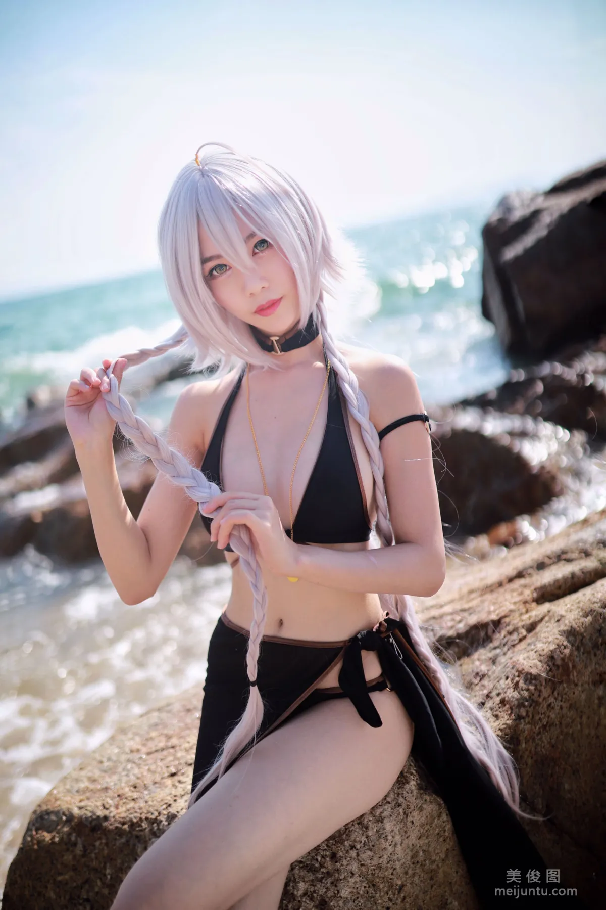 [Cosplay Collection] Douniang Lishi - Black Jeanne Swimsuit photo 35