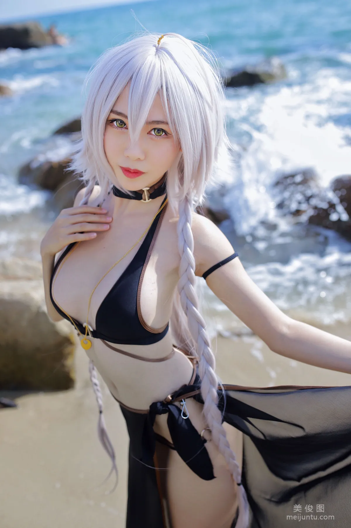 [Cosplay Collection] Douniang Lishi - Black Jeanne Swimsuit photo 9
