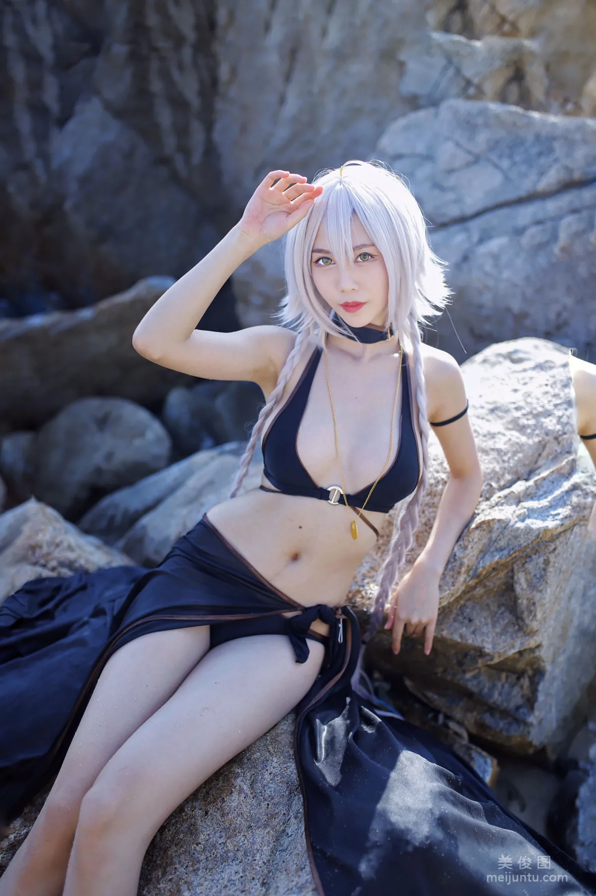[Cosplay Collection] Douniang Lishi - Black Jeanne Swimsuit photo 10