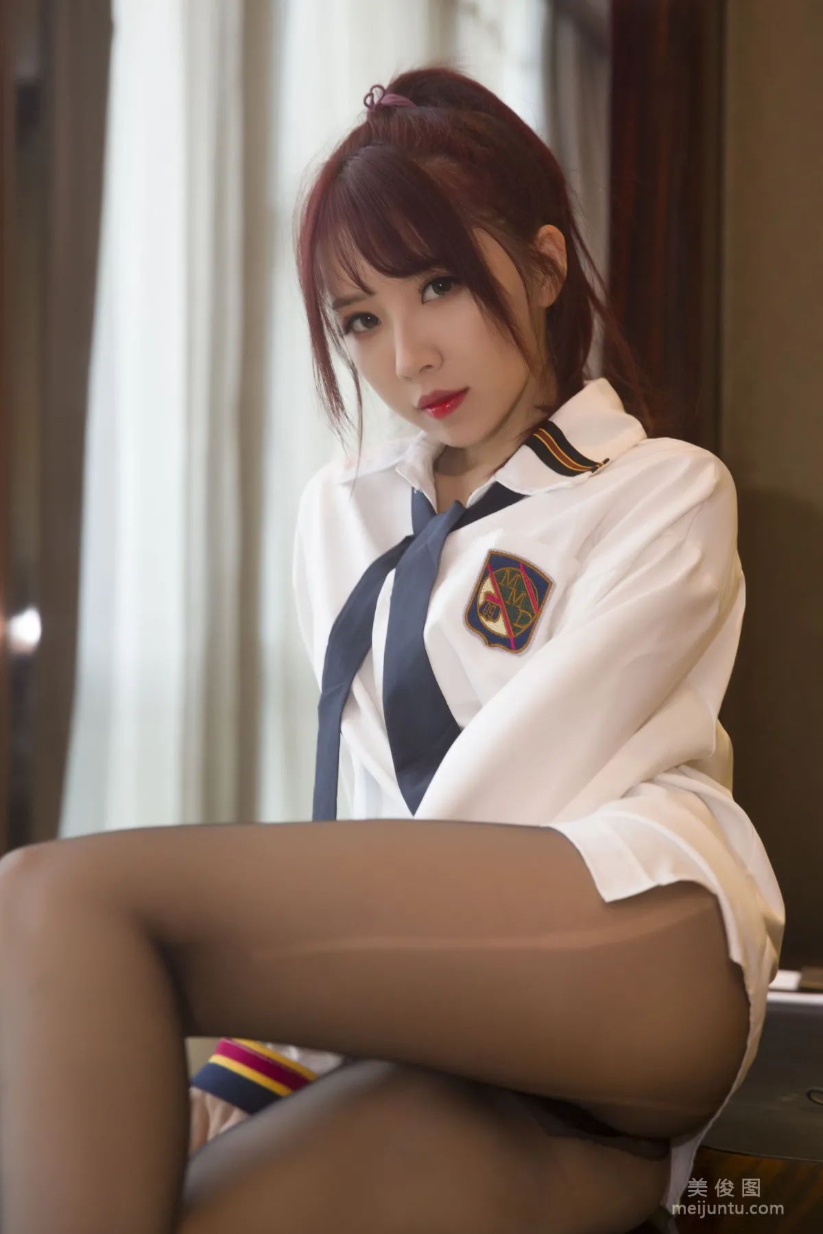 [COS Bonus] Douyu Streamer Little Witch Luna - White Shirt photo 28