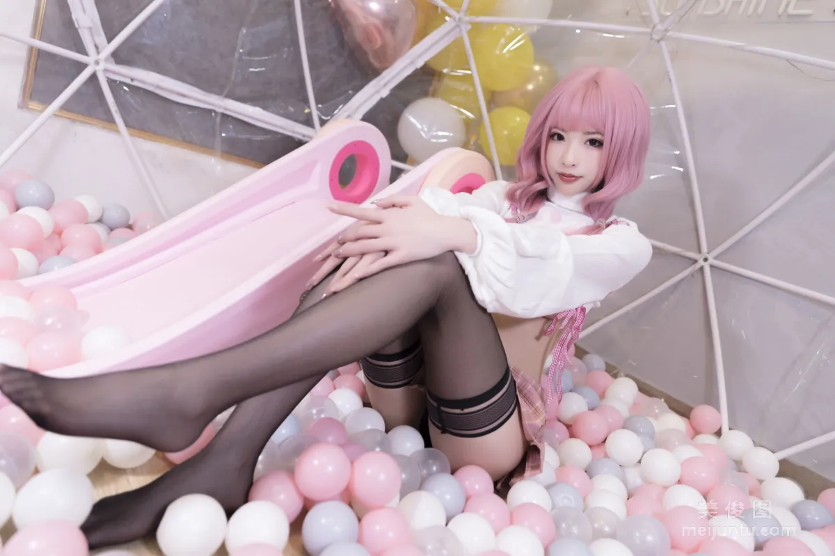 [COS Photos] Beauty Qingshui Younai - Pink Southern Hemisphere photo 33