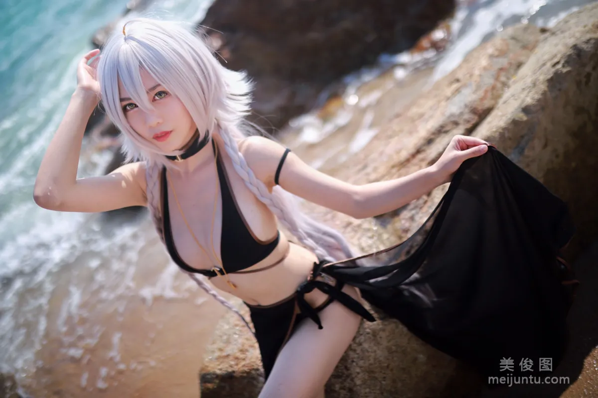 [Cosplay Collection] Douniang Lishi - Black Jeanne Swimsuit photo 30