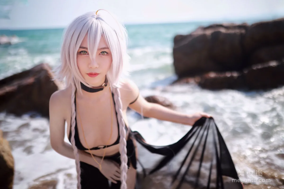 [Cosplay Collection] Douniang Lishi - Black Jeanne Swimsuit photo 32