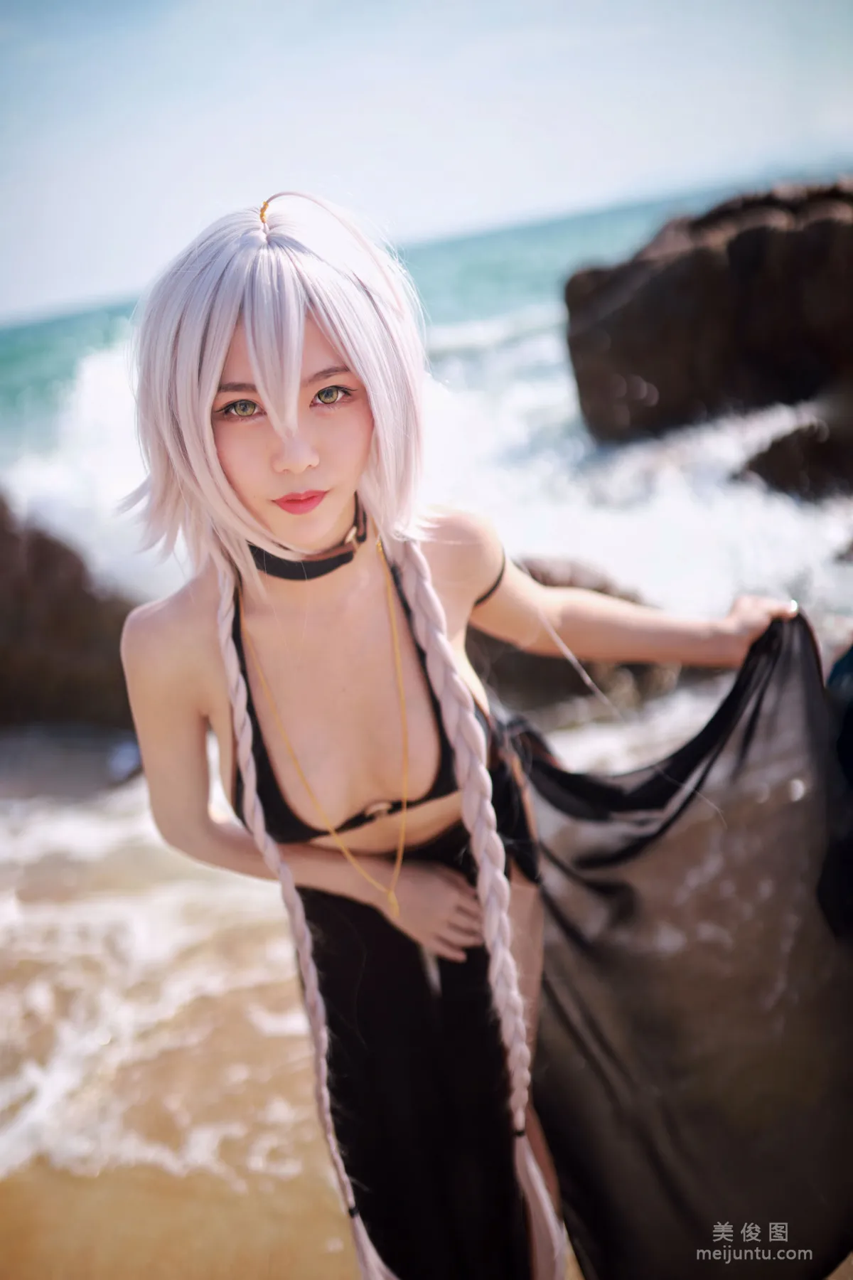 [Cosplay Collection] Douniang Lishi - Black Jeanne Swimsuit photo 38
