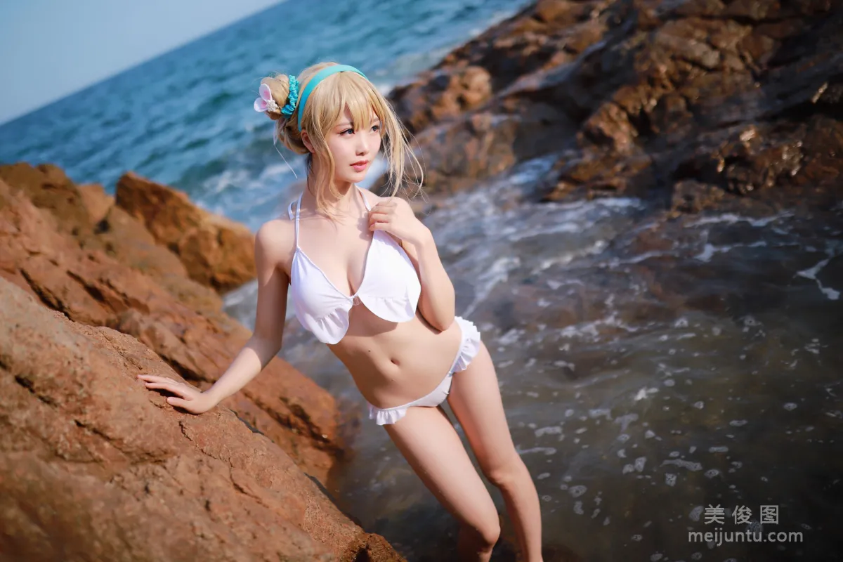 [COS Photo Set] Douniang Lishi - Seaside Suomi photo 22