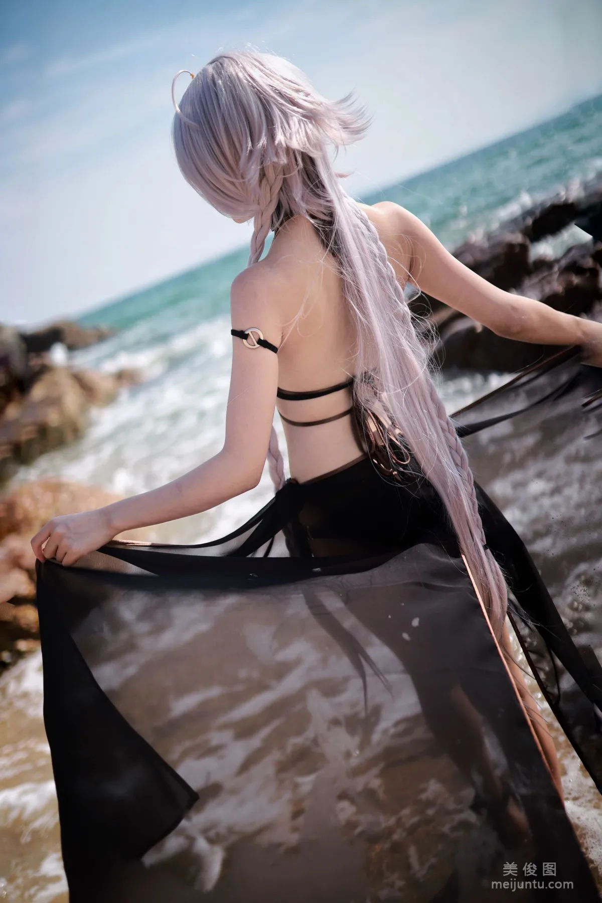 [Cosplay Collection] Douniang Lishi - Black Jeanne Swimsuit photo 1
