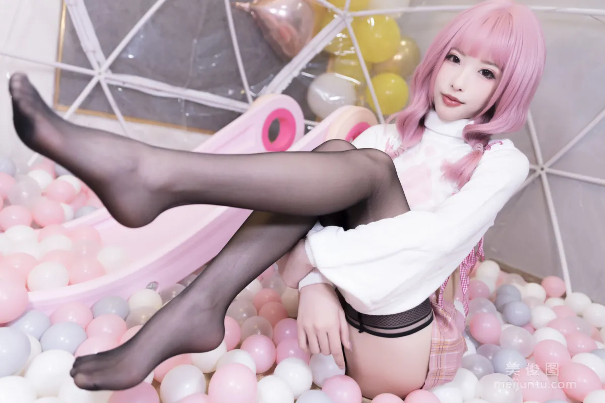 [COS Photos] Beauty Qingshui Younai - Pink Southern Hemisphere photo 37