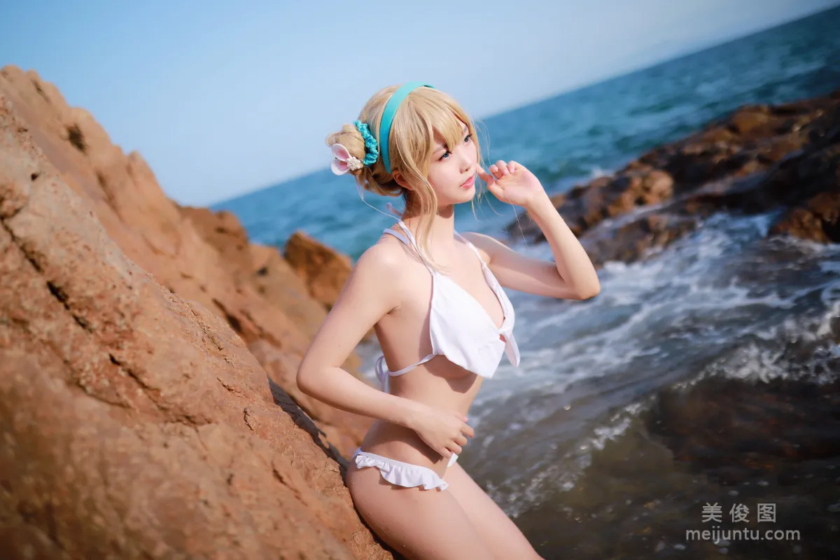 [COS Photo Set] Douniang Lishi - Seaside Suomi photo 29