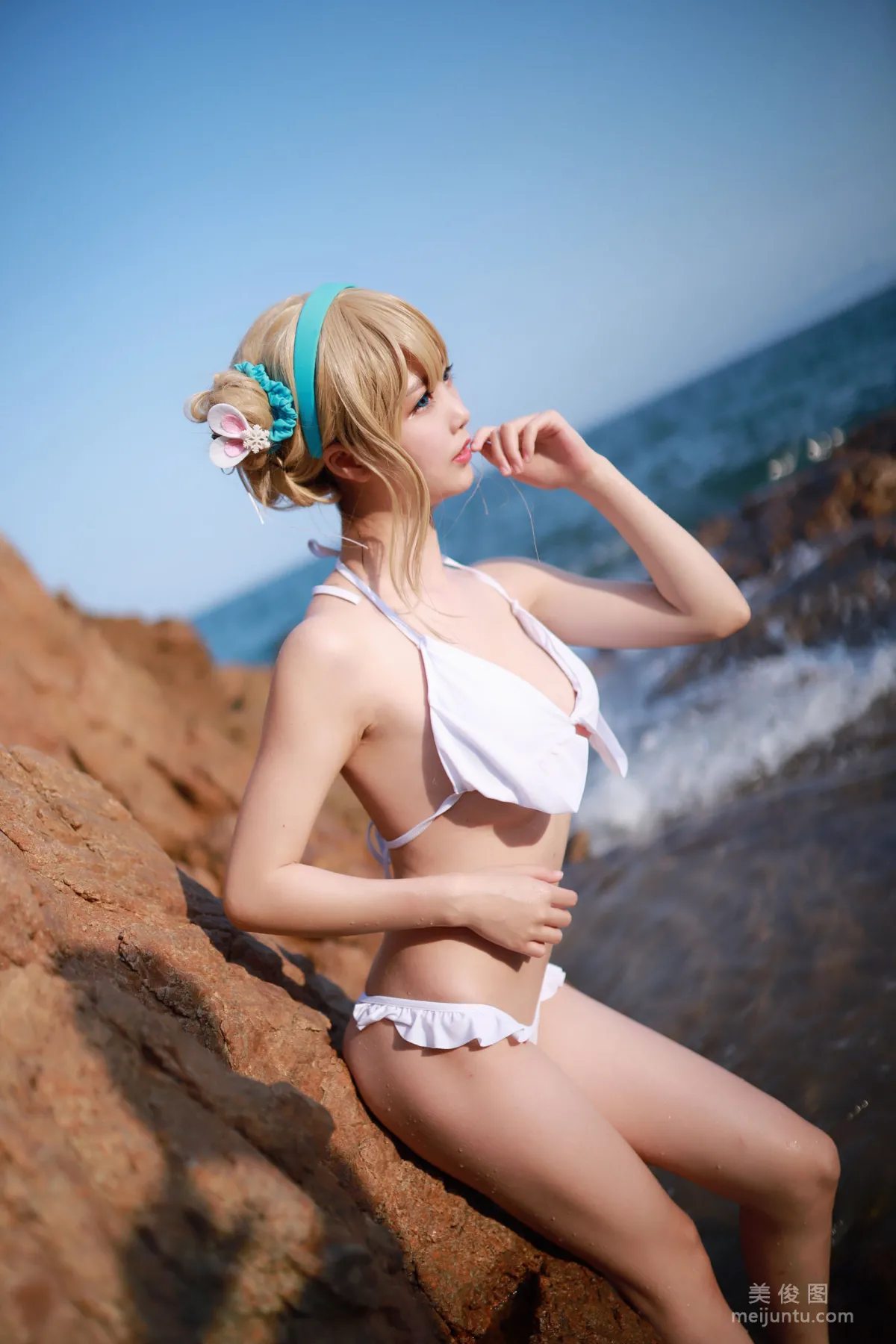 [COS Photo Set] Douniang Lishi - Seaside Suomi photo 28
