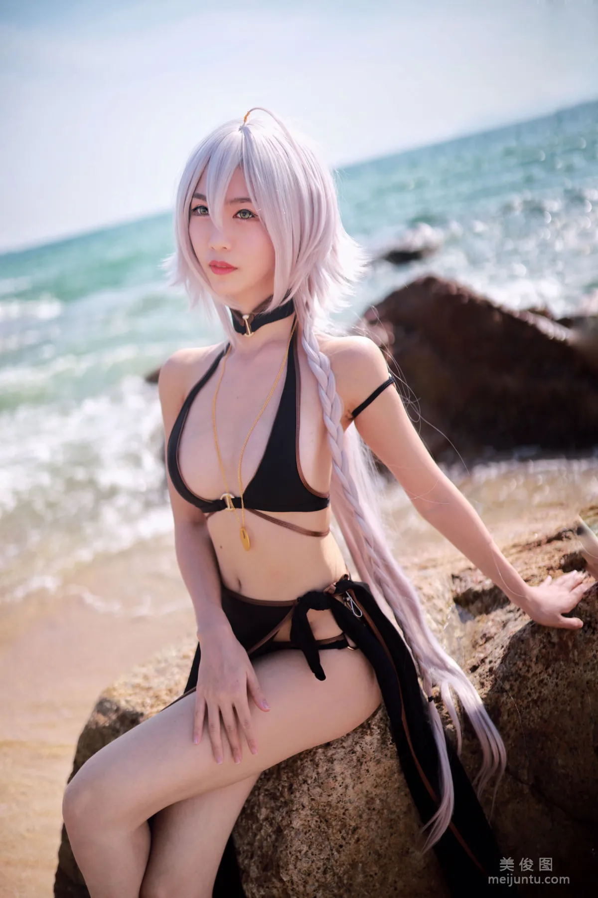 [Cosplay Collection] Douniang Lishi - Black Jeanne Swimsuit photo 33