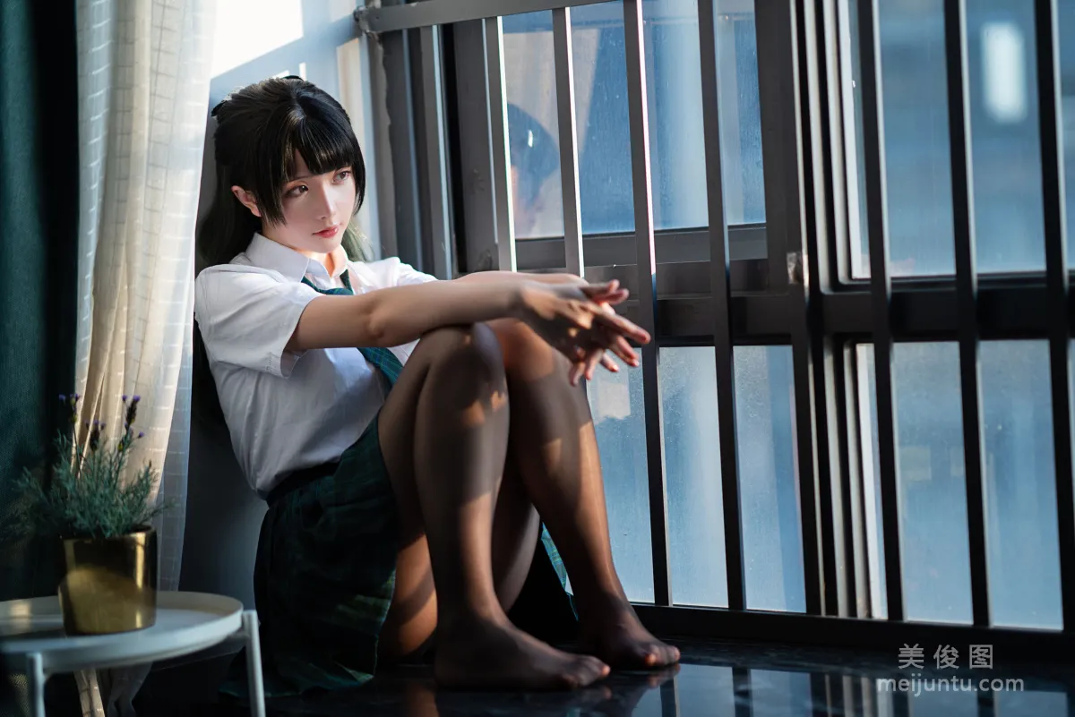 [Cosplay Photos] Xingzhi Chichi, JK Green photo 3