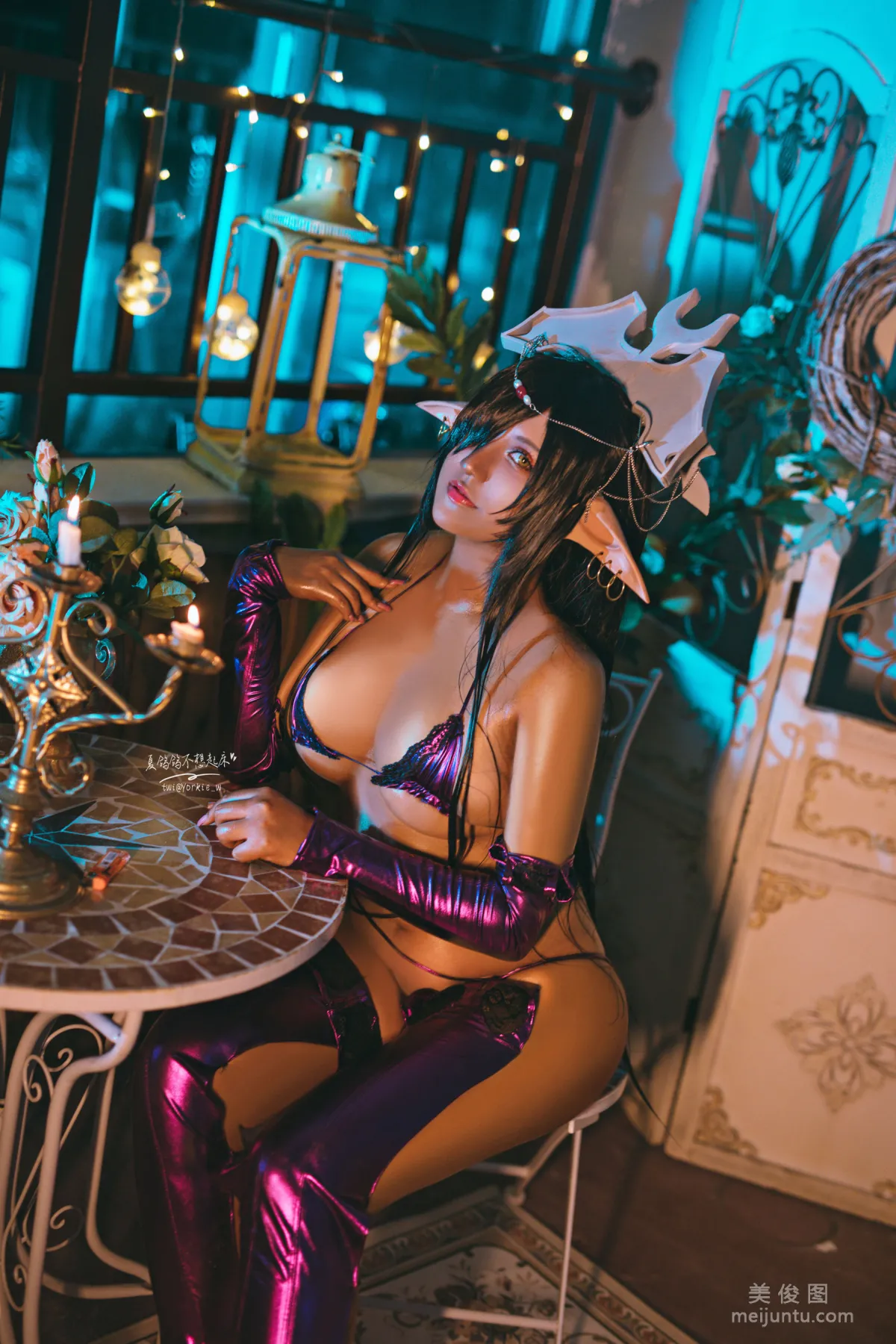 [COS Fan Service] Xiage Gebu Xiangqi Chuang, Black Beast Olga photo 25