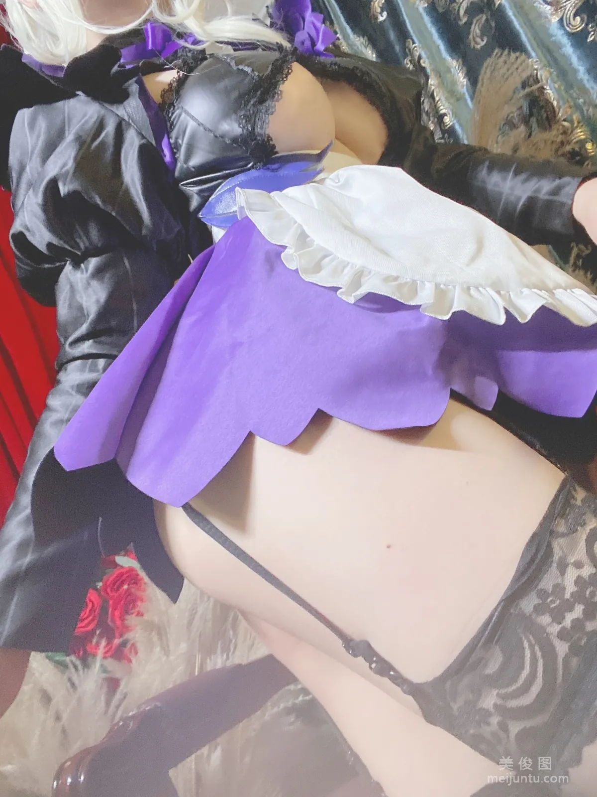 [Web Idols COSER Photos] Yuyuan Youzi SJ - Black Gun Dull Maid Selfie photo 5