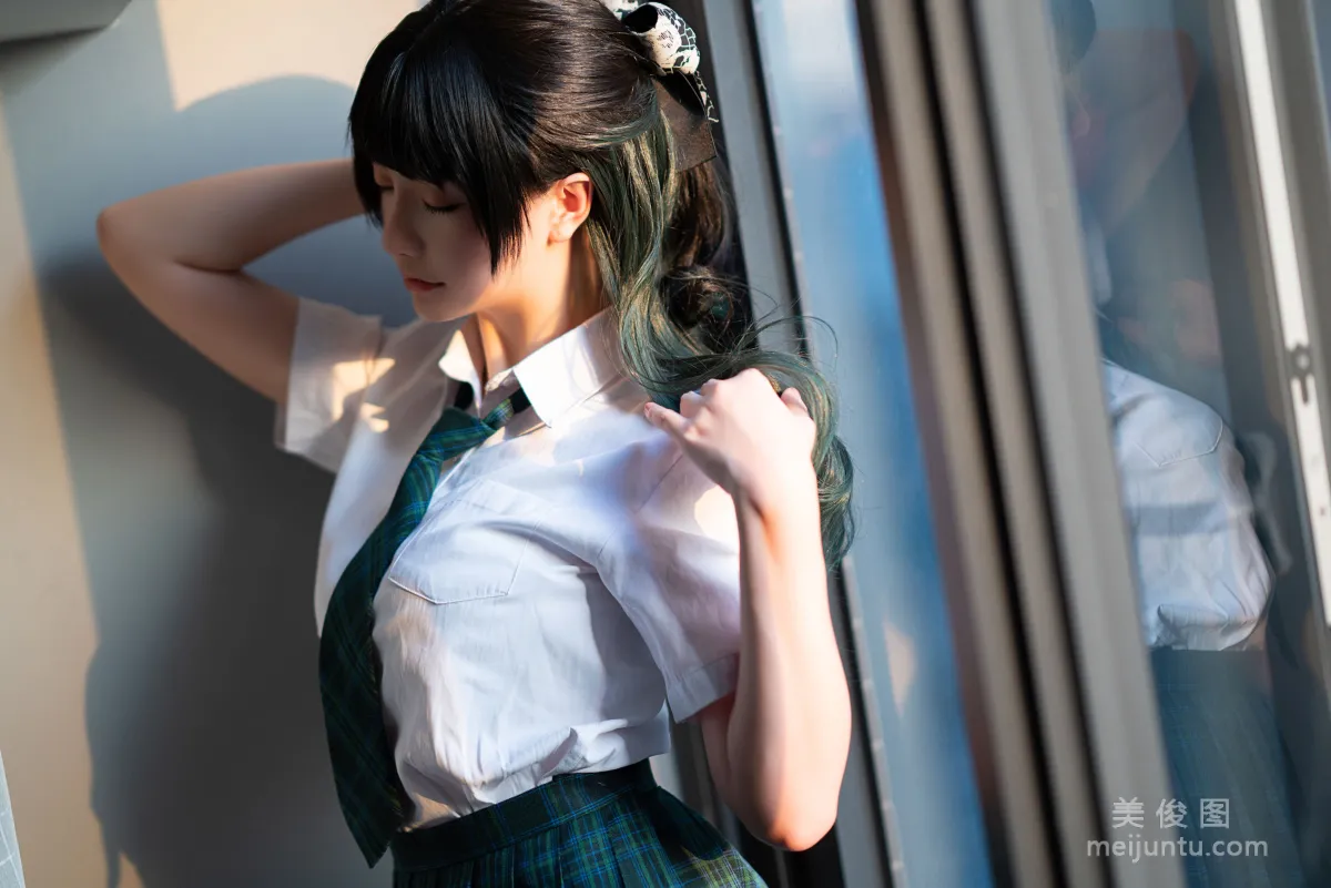 [Cosplay Photos] Xingzhi Chichi, JK Green photo 13