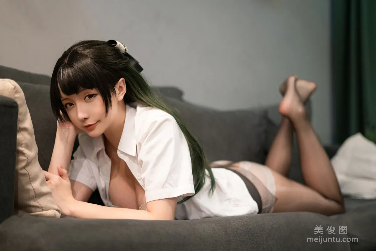 [Cosplay Photos] Xingzhi Chichi, JK Green photo 79