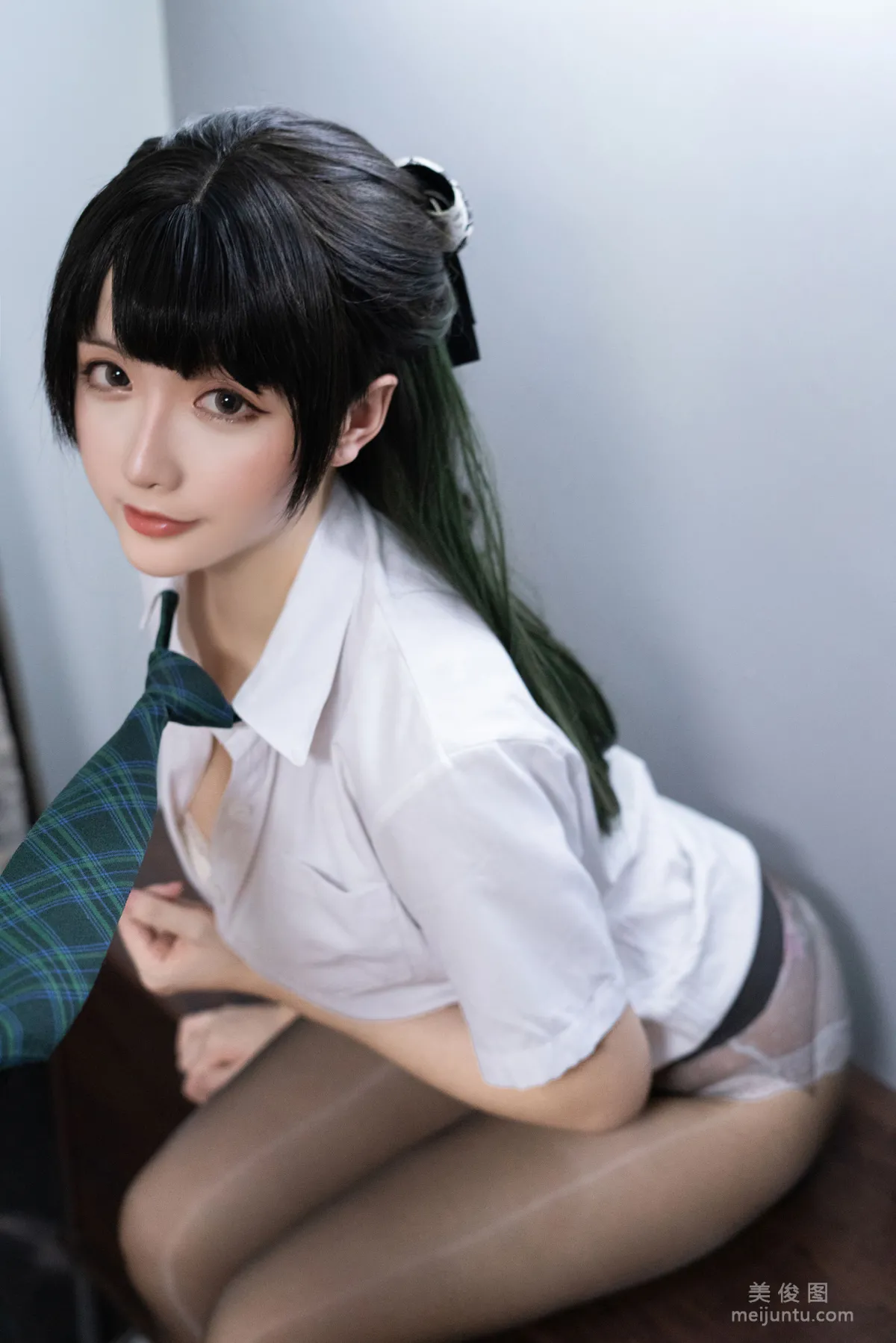 [Cosplay Photos] Xingzhi Chichi, JK Green photo 37