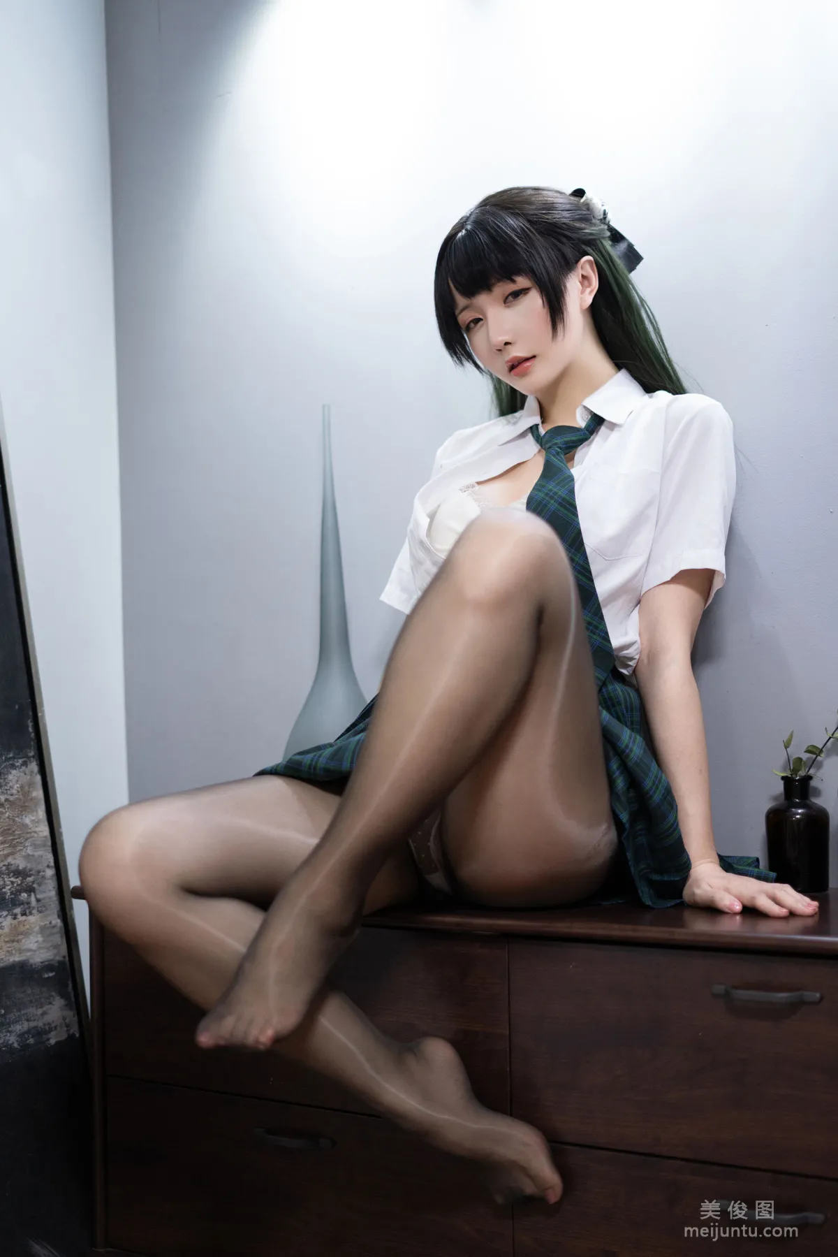 [Cosplay Photos] Xingzhi Chichi, JK Green photo 34