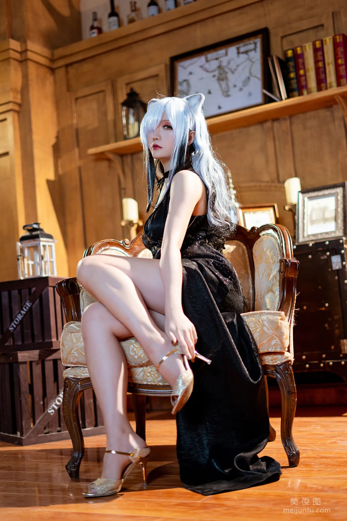 [Cosplay Photo] Xingzhi Chichi - Arknights Black photo 4