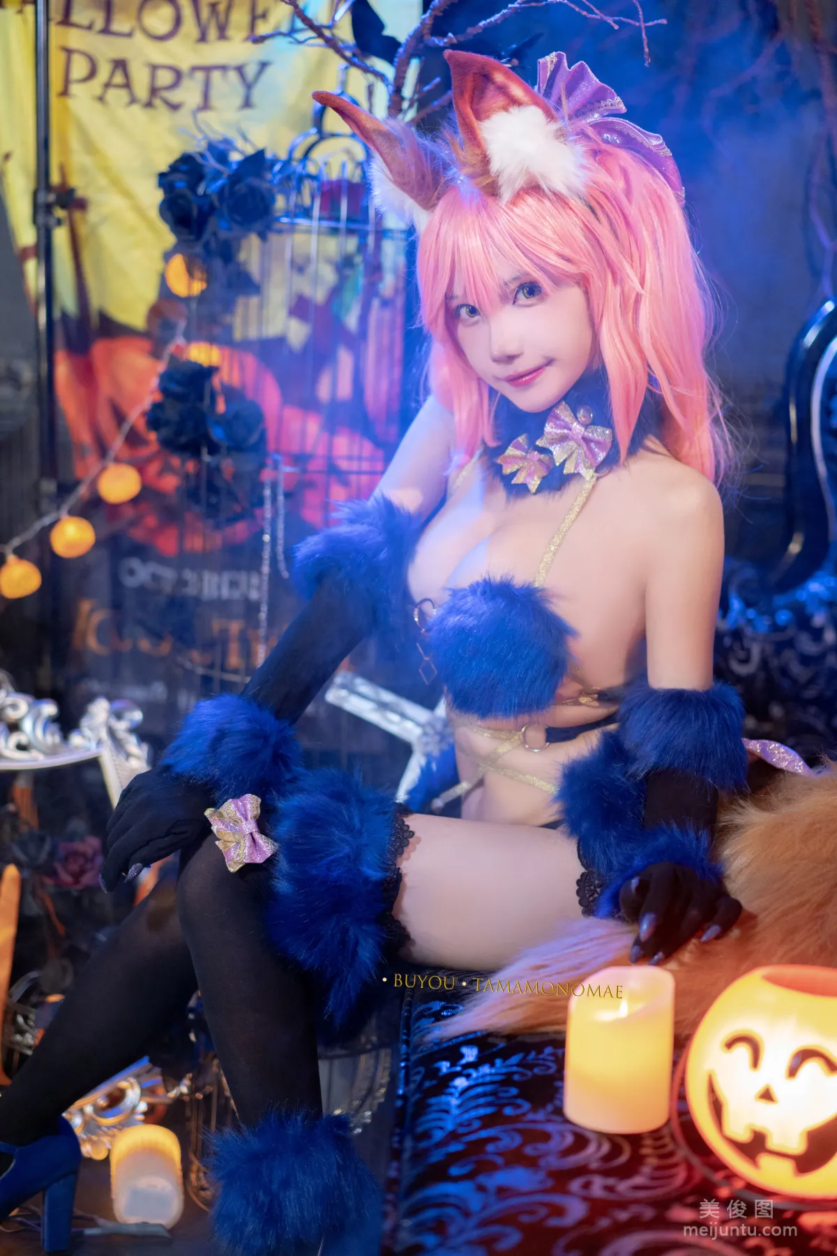 [网红COSER写真] 卜呦Mikon - 危险野兽玉藻前1