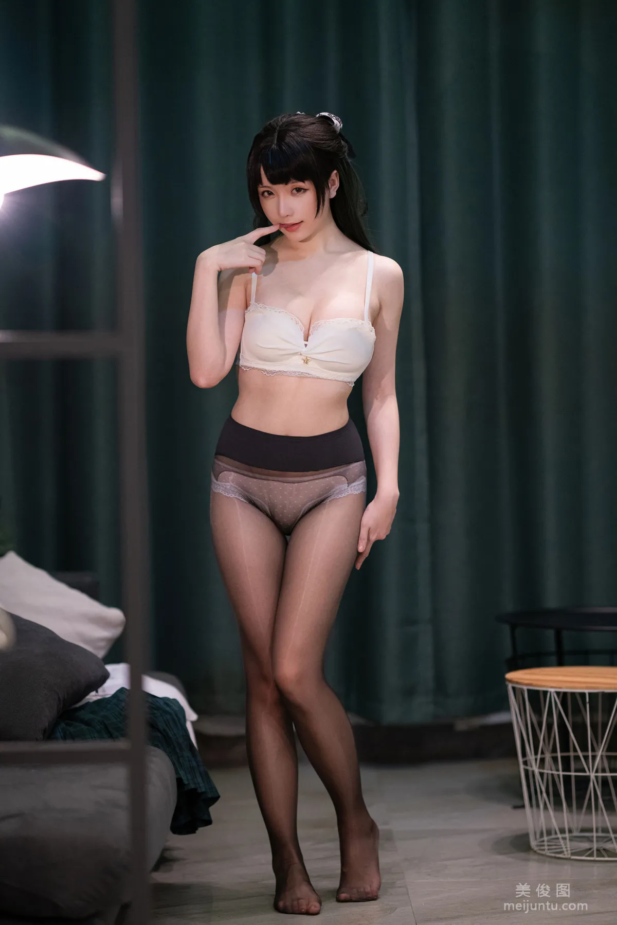 [Cosplay Photos] Xingzhi Chichi, JK Green photo 97