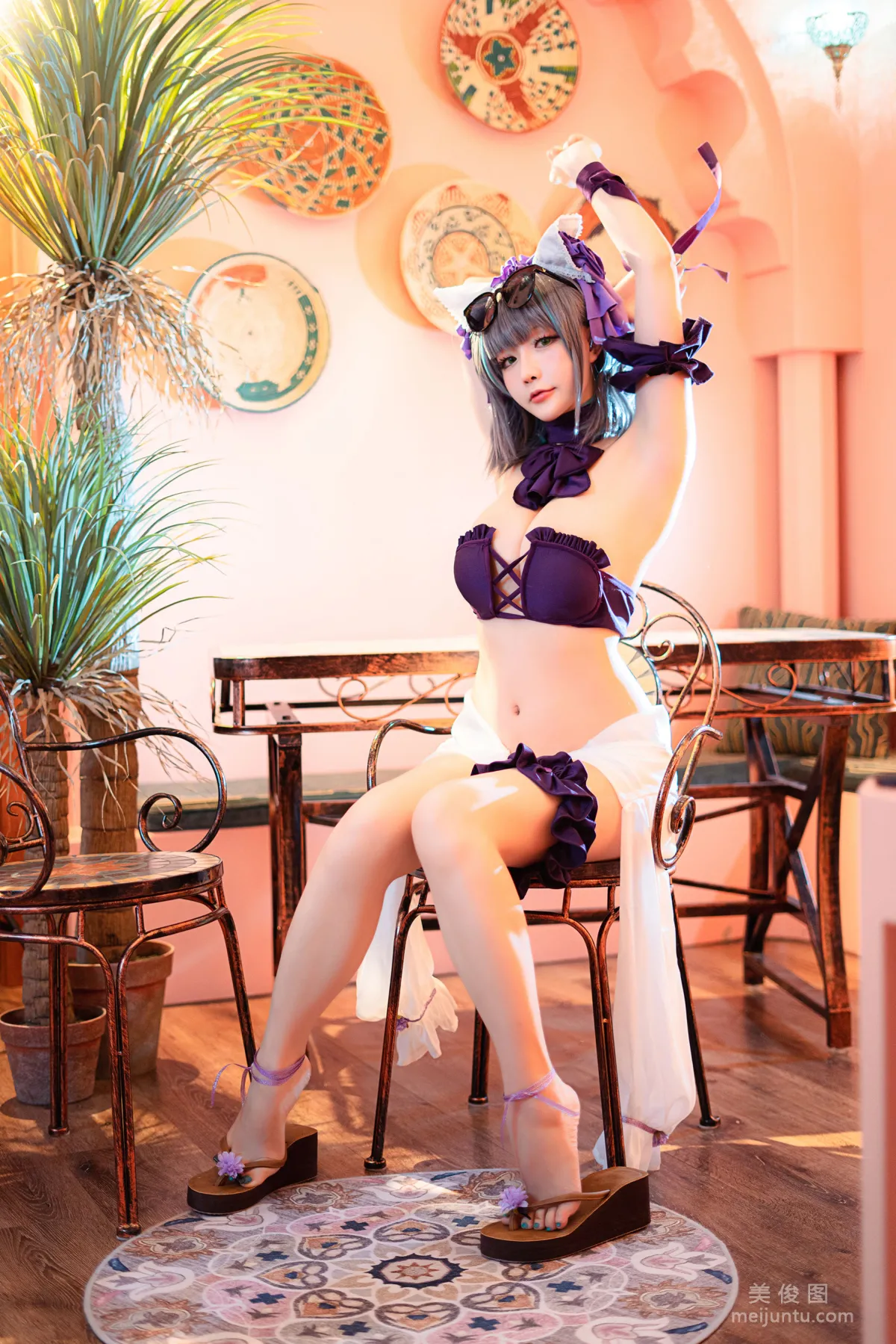 [Cosplay] Xingzhi Chichi - R-Maid, Cheshire Swimsuit photo 3