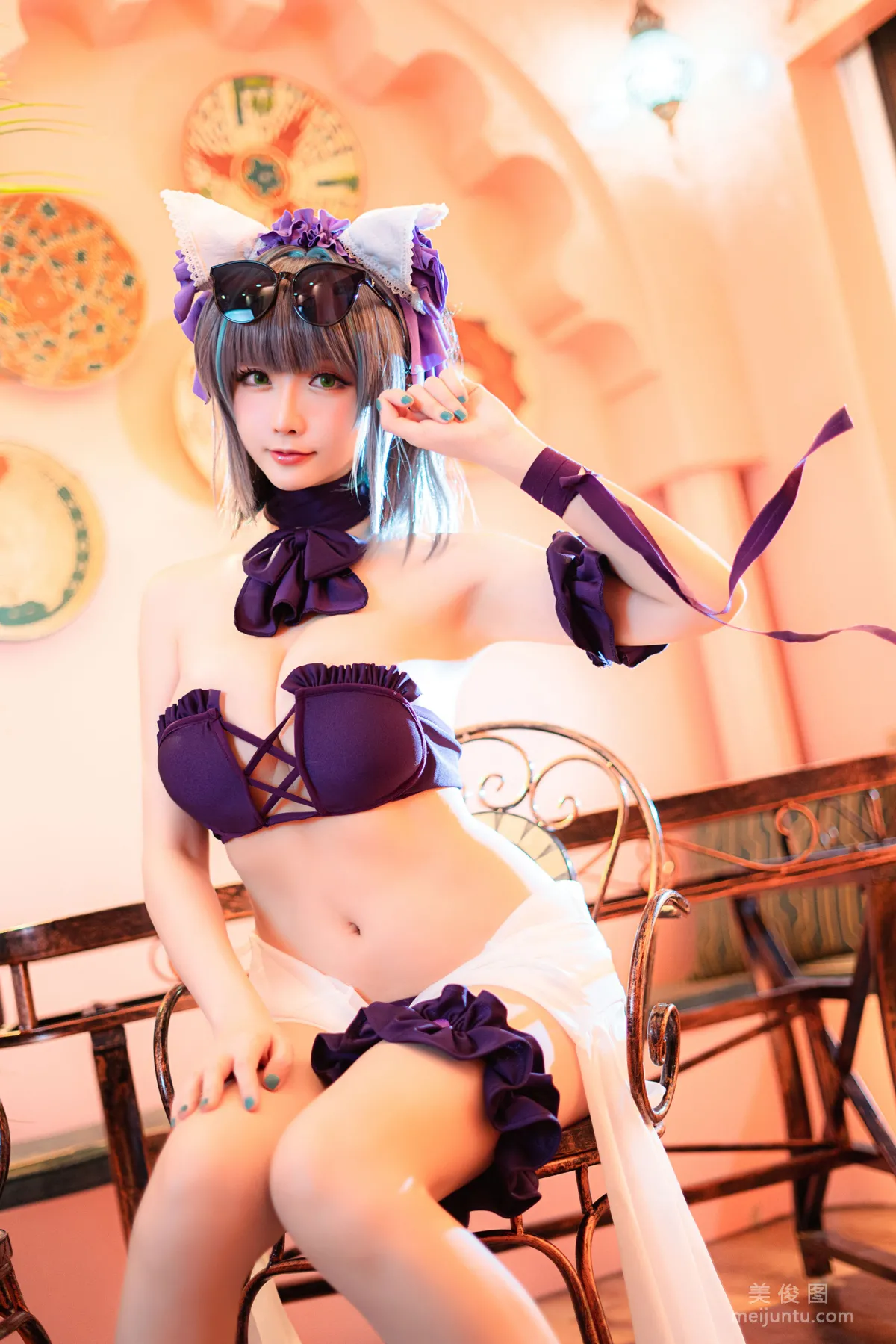 [Cosplay] Xingzhi Chichi - R-Maid, Cheshire Swimsuit photo 4