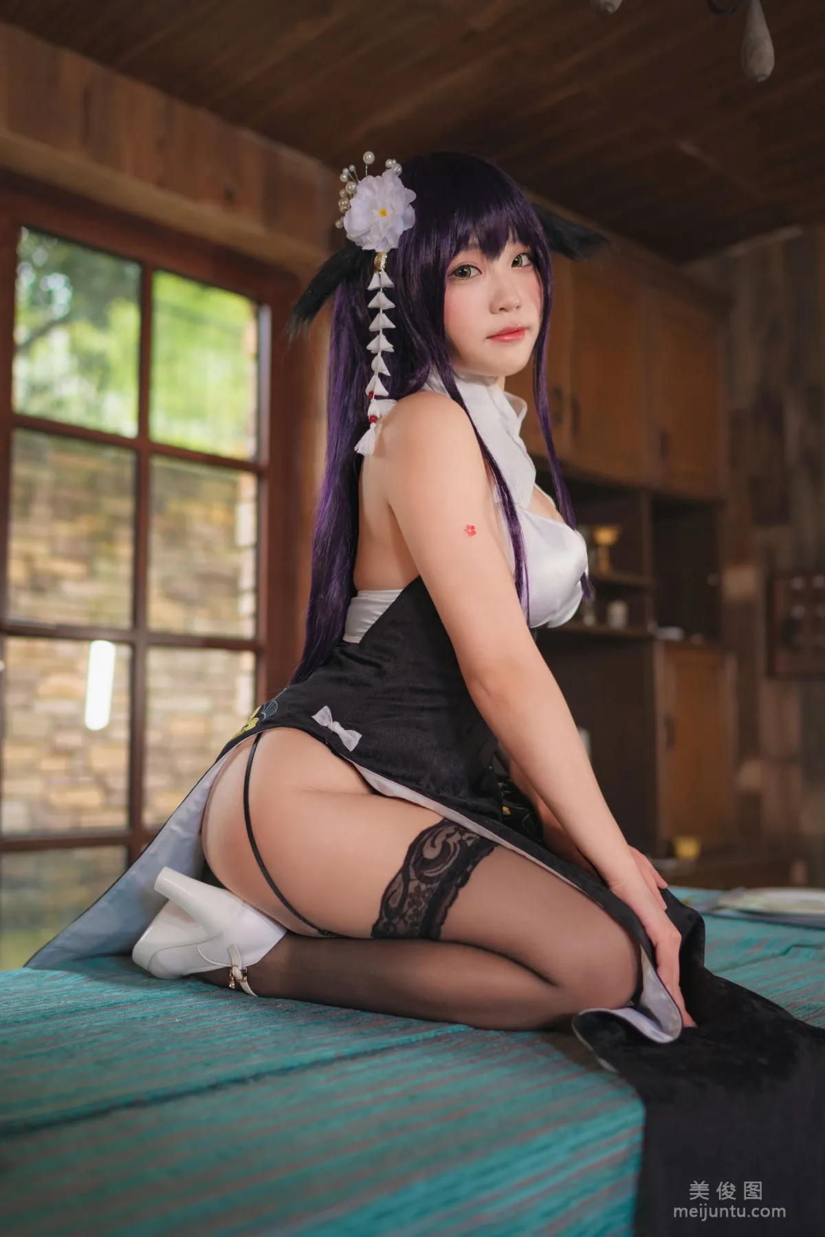 [网红COSER写真] Mime弥美 - 碧蓝航线 吾妻 旗袍1