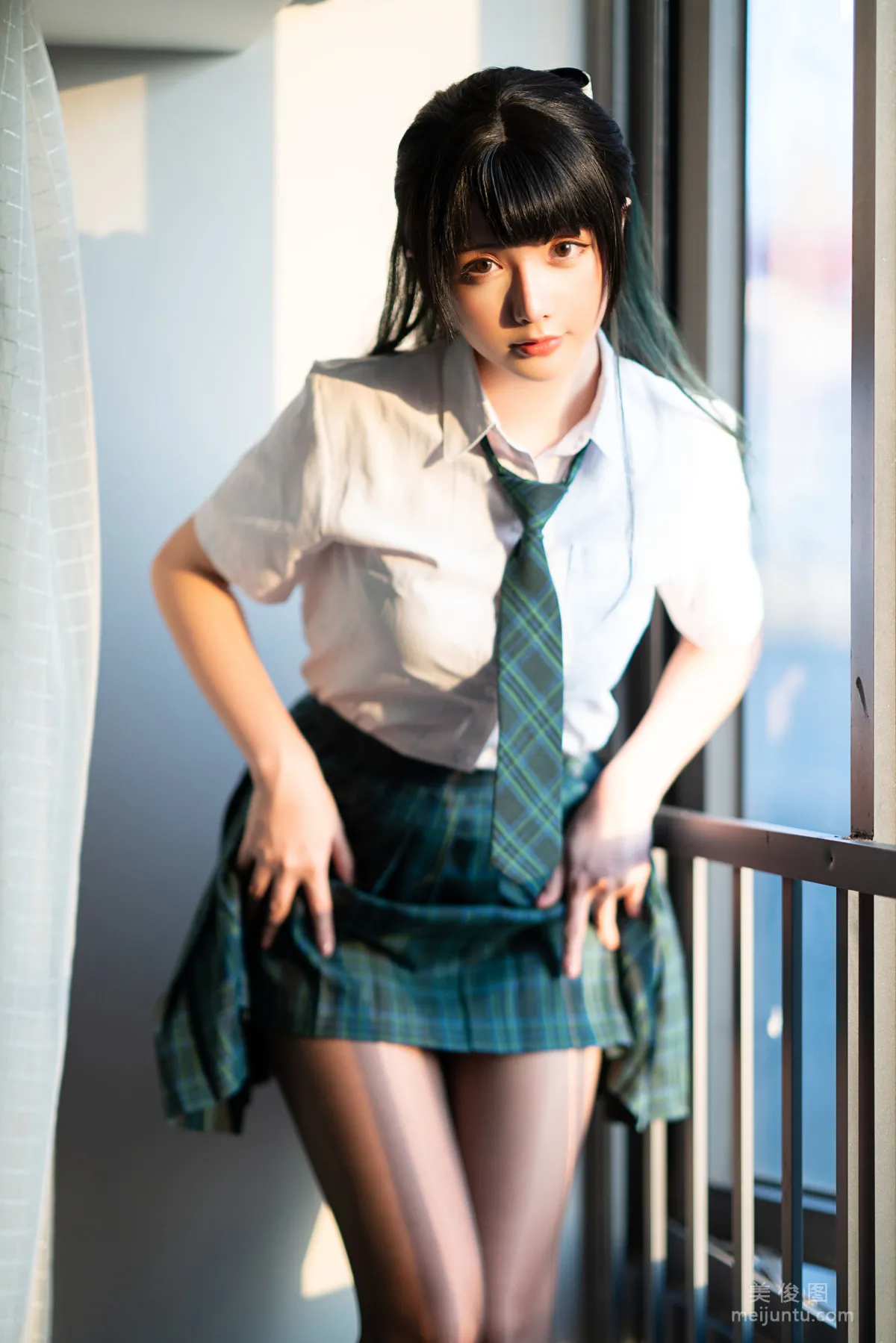 [Cosplay Photos] Xingzhi Chichi, JK Green photo 12