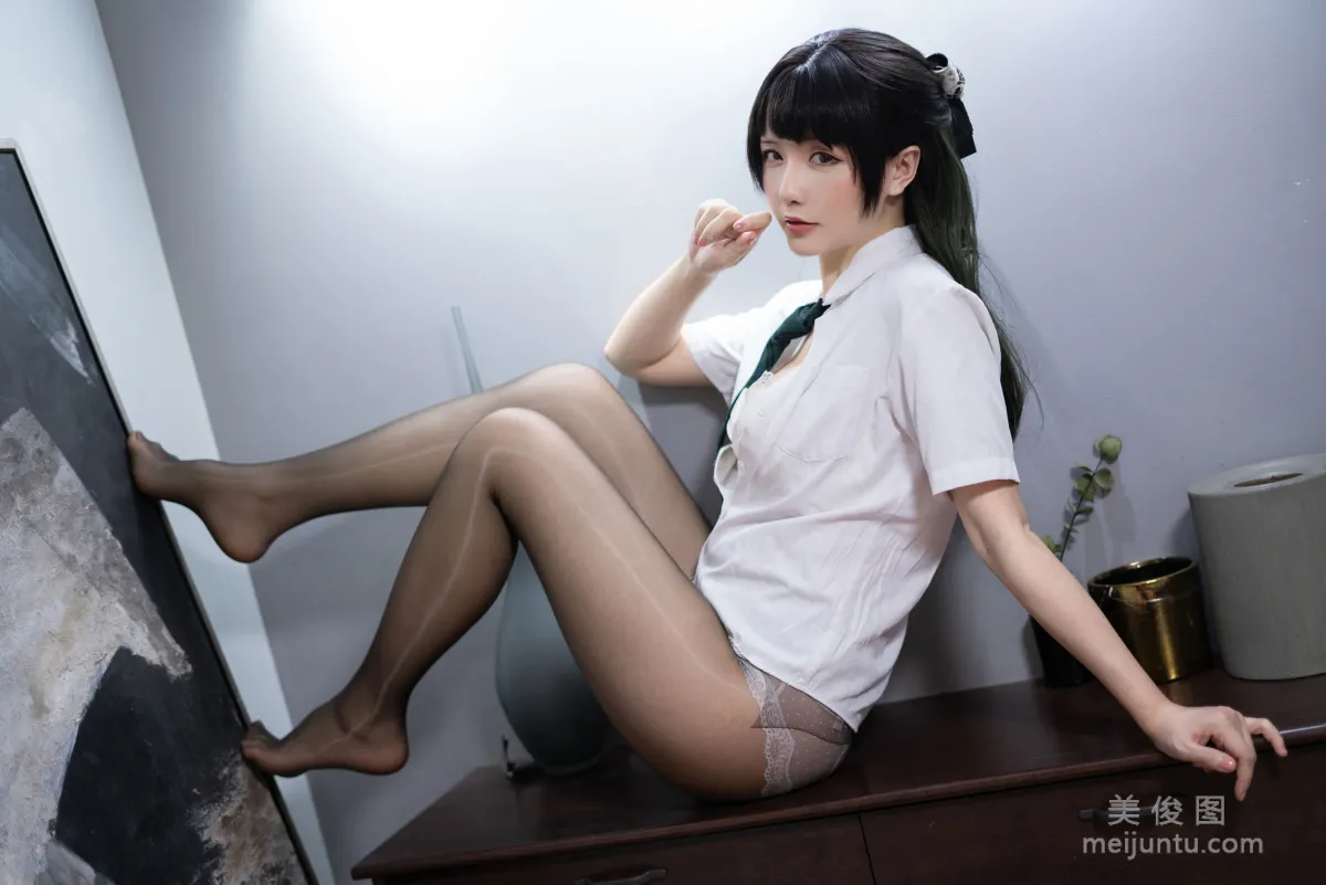 [Cosplay Photos] Xingzhi Chichi, JK Green photo 45