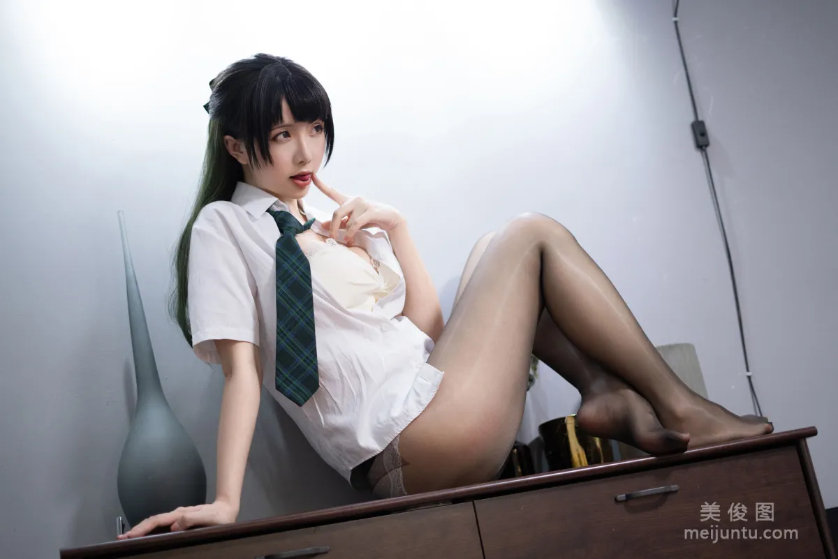 [Cosplay Photos] Xingzhi Chichi, JK Green photo 42