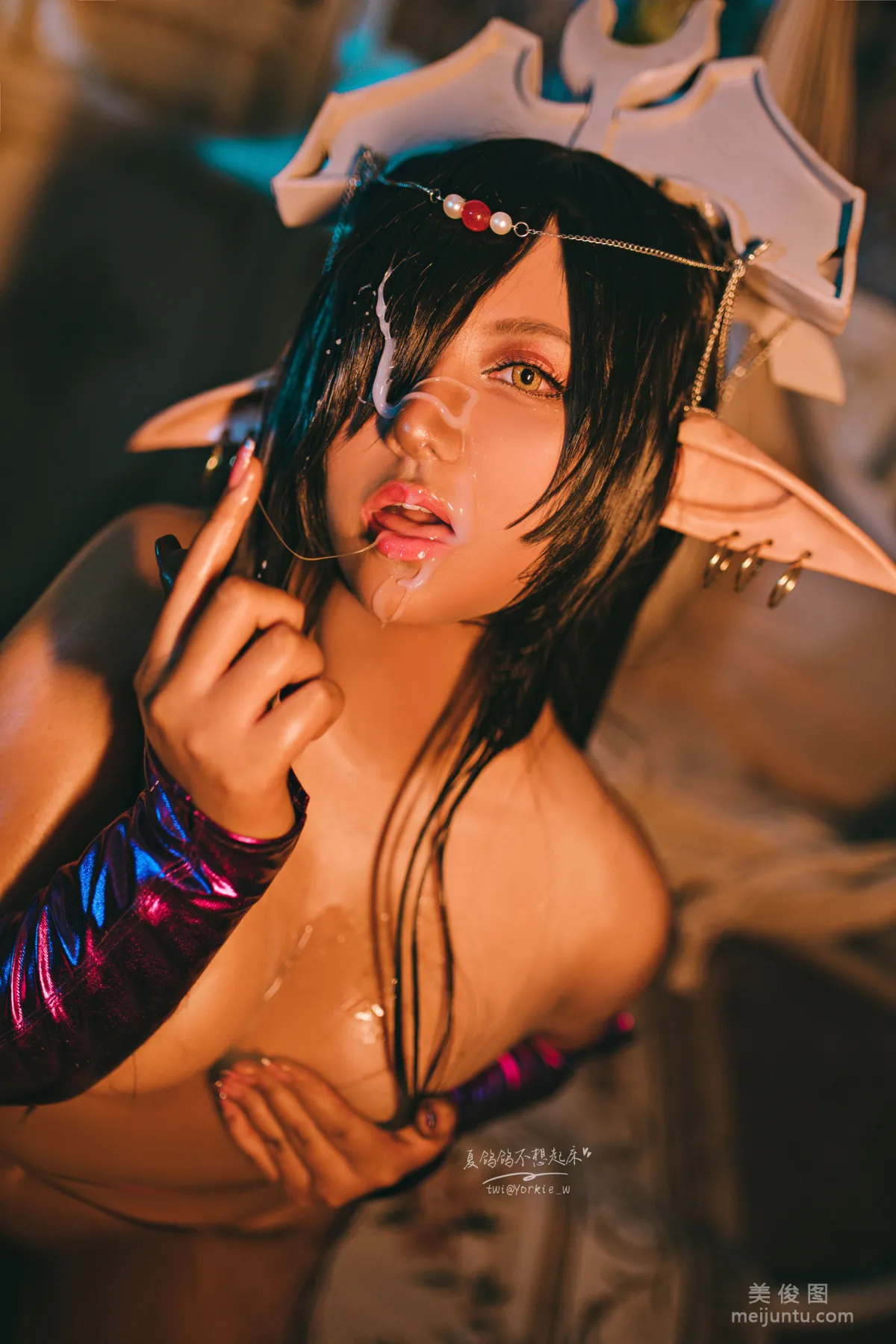 [COS Fan Service] Xiage Gebu Xiangqi Chuang, Black Beast Olga photo 31