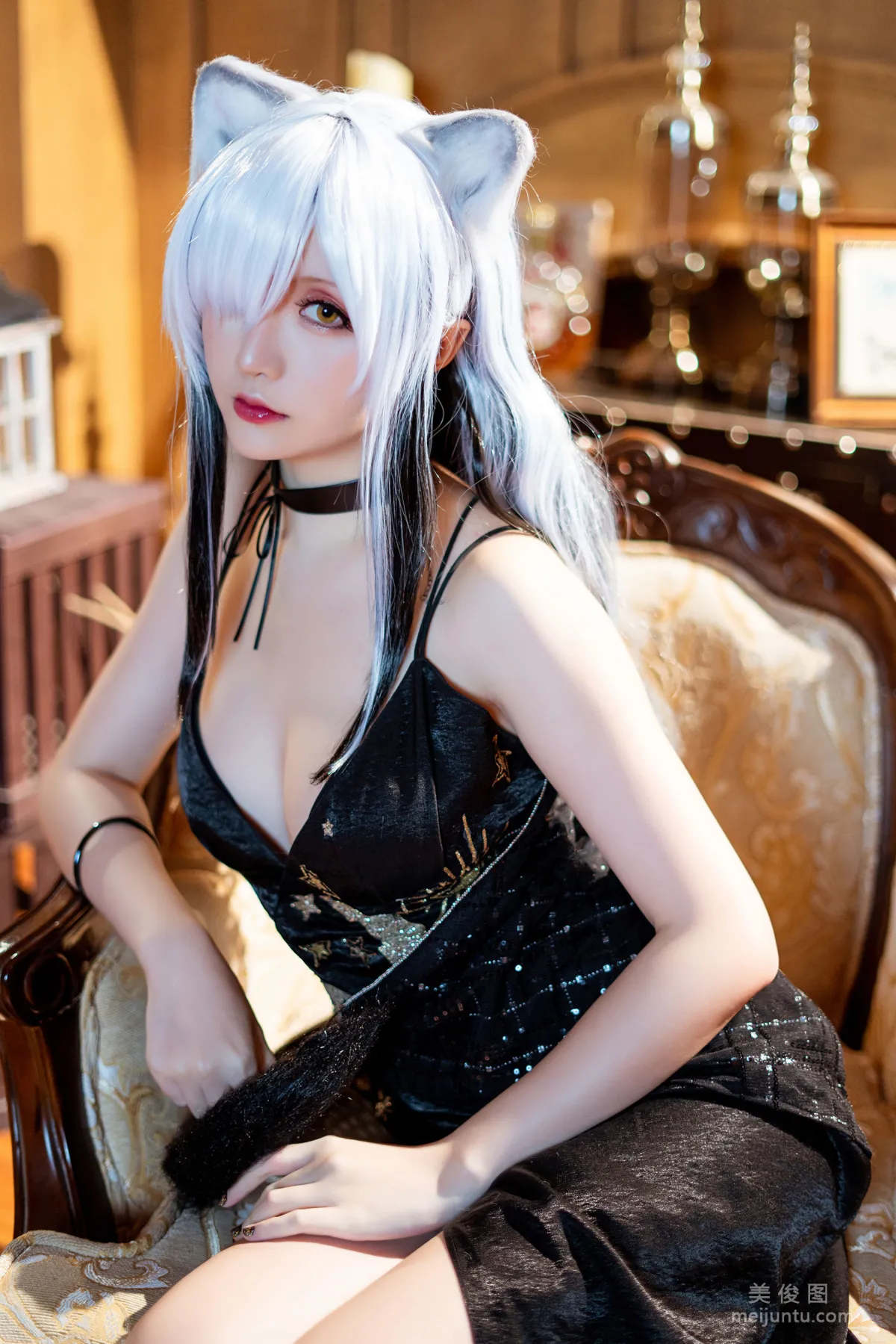 [Cosplay Photo] Xingzhi Chichi - Arknights Black photo 5