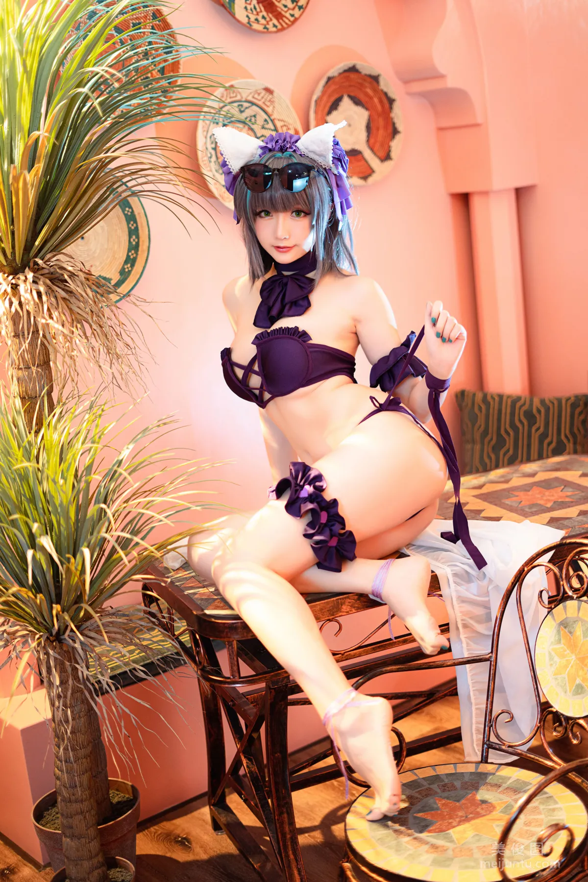 [Cosplay] Xingzhi Chichi - R-Maid, Cheshire Swimsuit photo 12