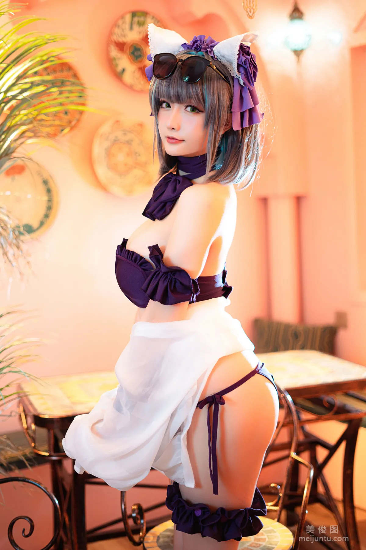 [Cosplay] Xingzhi Chichi - R-Maid, Cheshire Swimsuit photo 8