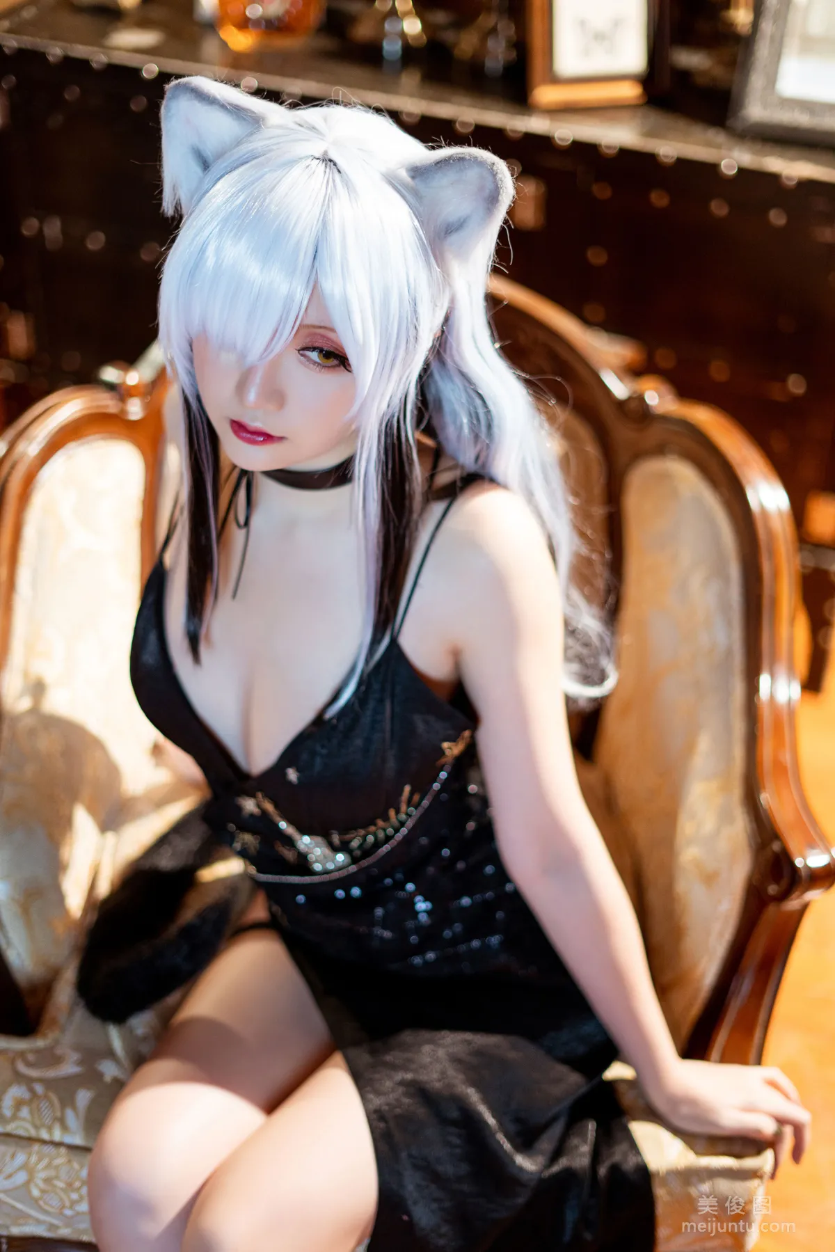 [Cosplay Photo] Xingzhi Chichi - Arknights Black photo 6