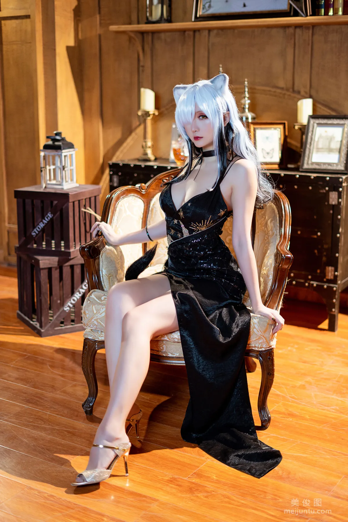 [Cosplay Photo] Xingzhi Chichi - Arknights Black photo 3