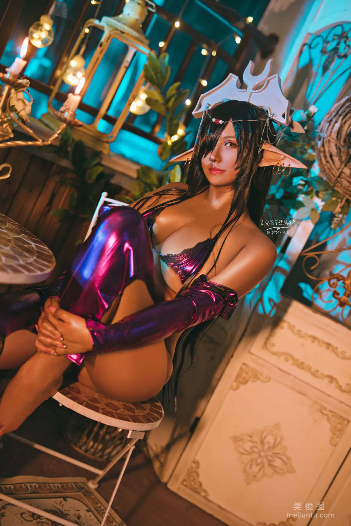 [COS Fan Service] Xiage Gebu Xiangqi Chuang, Black Beast Olga photo 35