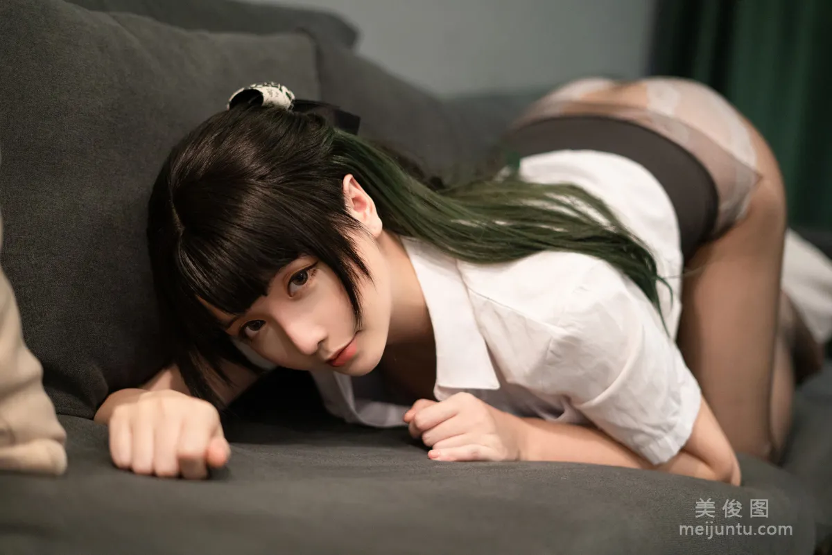 [Cosplay Photos] Xingzhi Chichi, JK Green photo 78