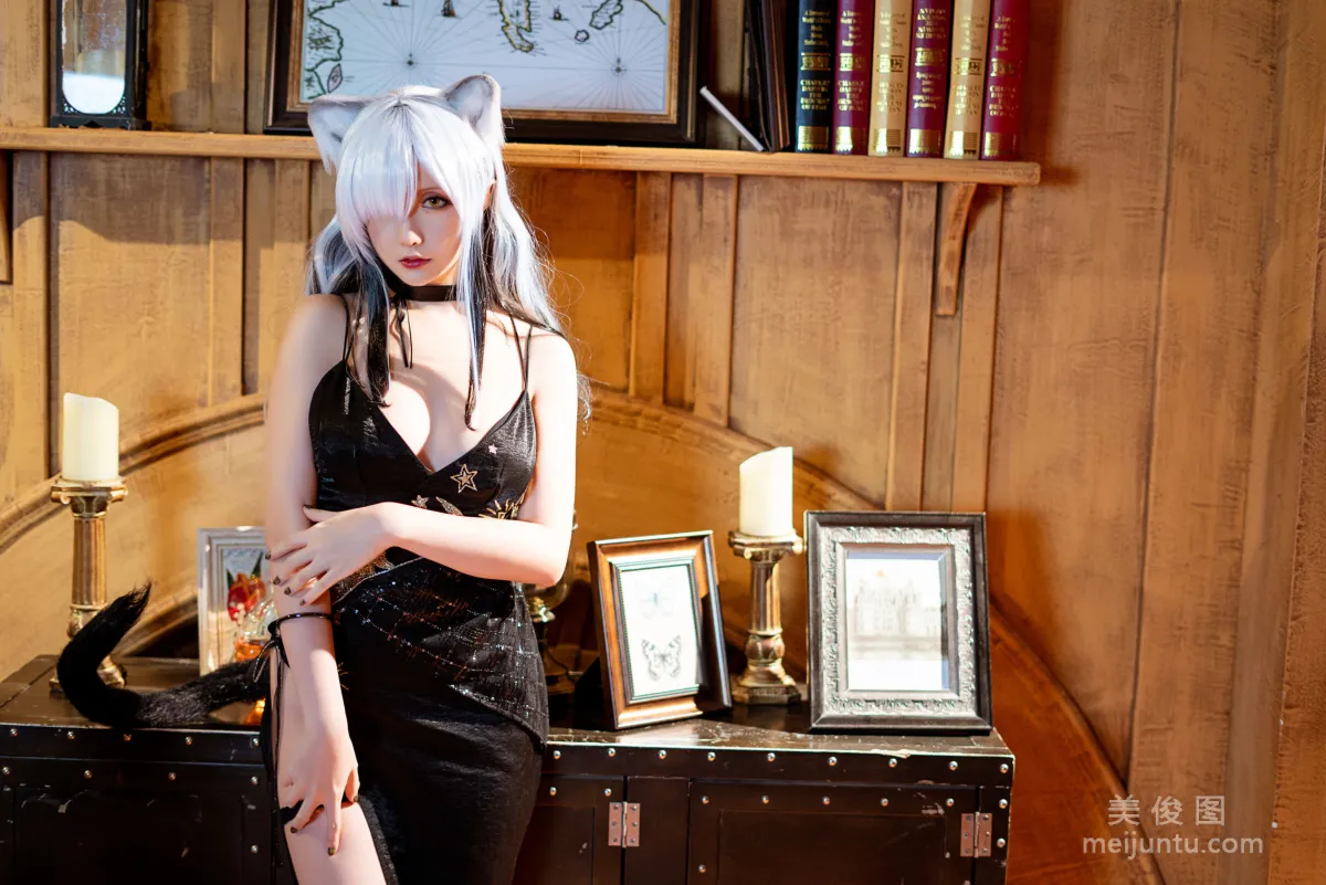 [Cosplay Photo] Xingzhi Chichi - Arknights Black photo 10