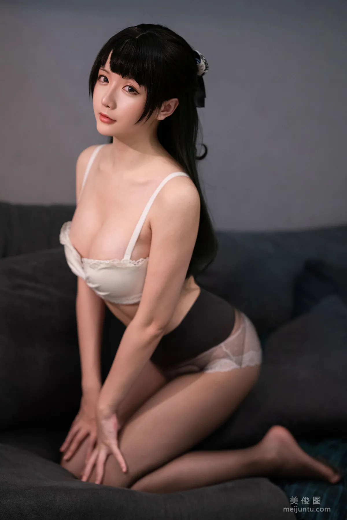 [Cosplay Photos] Xingzhi Chichi, JK Green photo 96