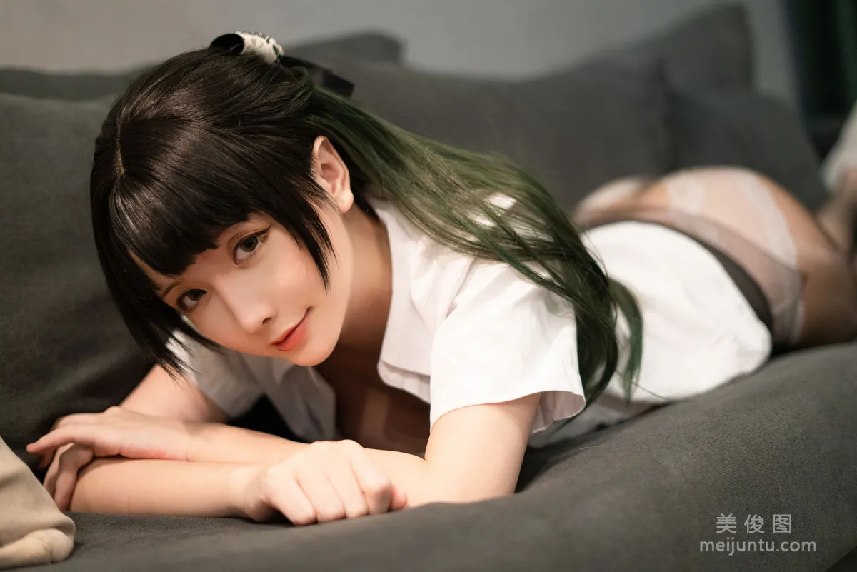 [Cosplay Photos] Xingzhi Chichi, JK Green photo 80