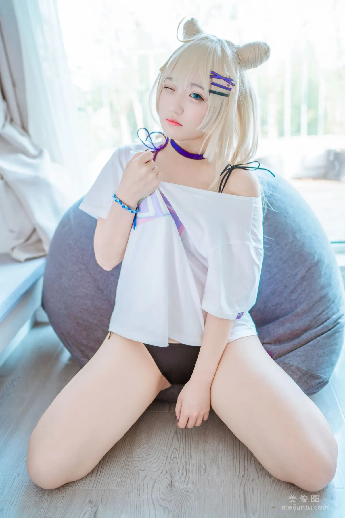 [网红COSER写真] Mime弥美 - 少女前线 AA-12 无烟棒棒糖1