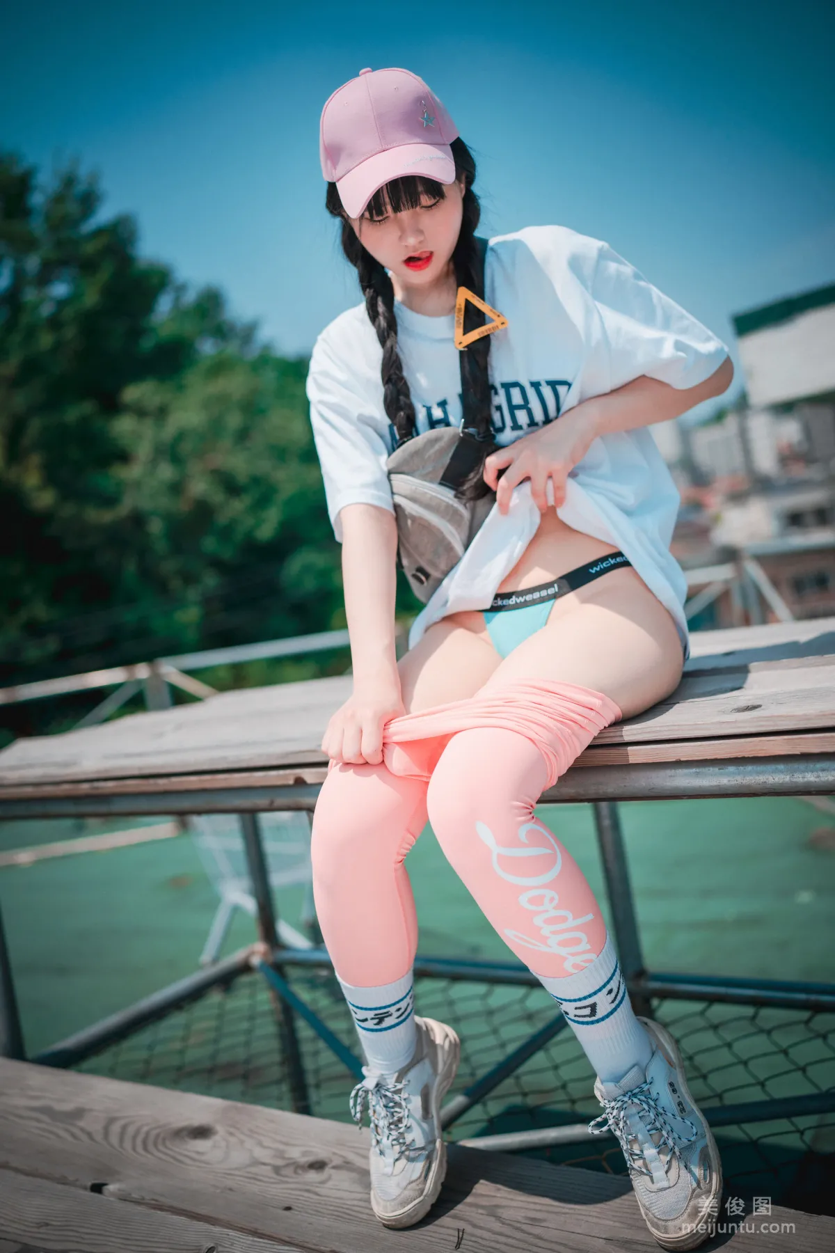 [DJAWA] Jenny - Loose and Tight Pink 寫真套圖 78