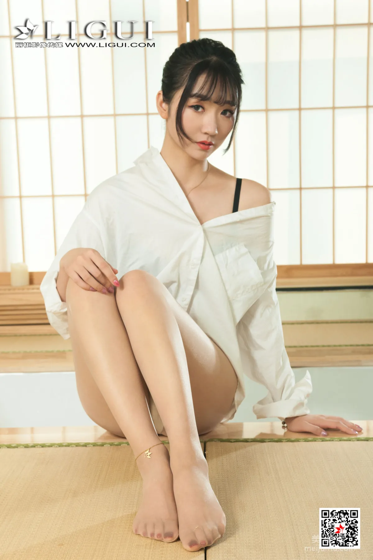 [丽柜Ligui] 网络丽人 Model 小涵《香乳浸蝉丝》8