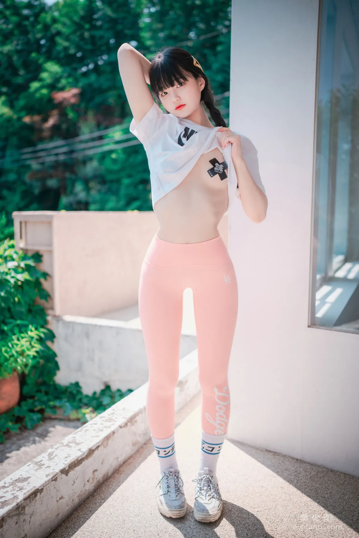 [DJAWA] Jenny - Loose and Tight Pink 寫真套圖 150