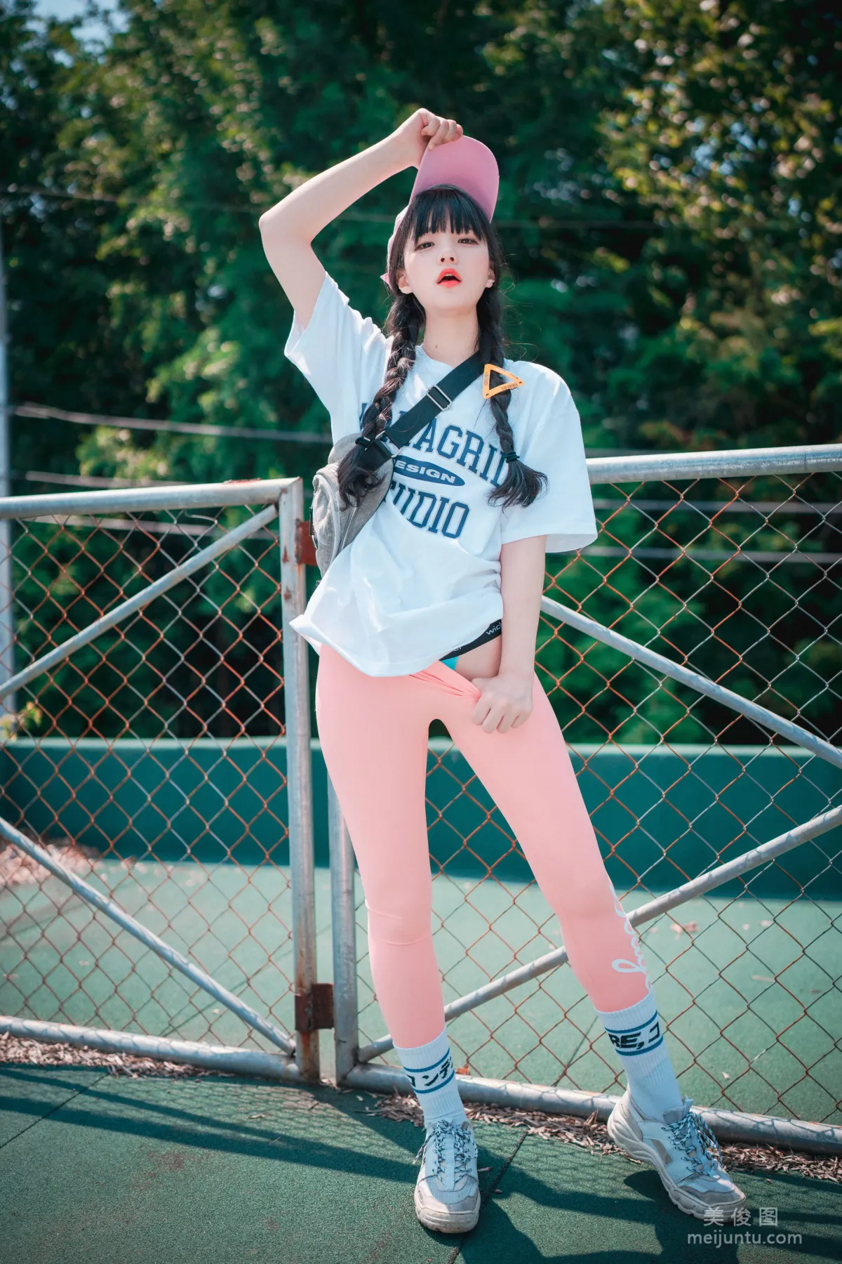 [DJAWA] Jenny - Loose and Tight Pink 寫真套圖 89